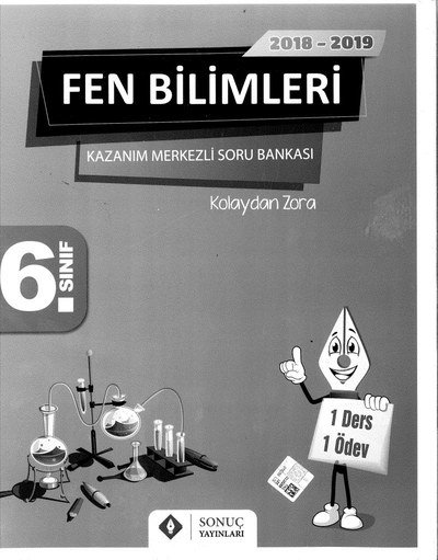 FEN BİLİMLERİ KAZANIM MERKEZLİ SORU BANKASI YKS Fotokopi