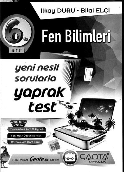 FEN BİLİMLERİ YAPRAK TEST YKS Fotokopi