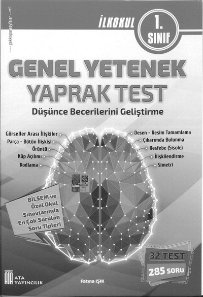 GENEL YETENEK YAPRAK TEST YKS Fotokopi