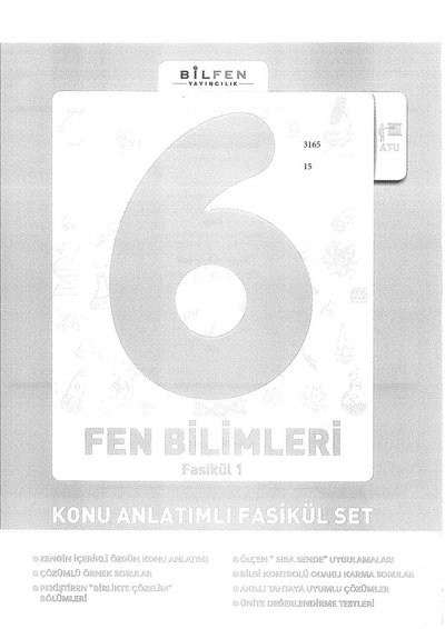 FEN BİLİMLERİ KONU ANLATIMLI FASİKÜL SET YKS Fotokopi