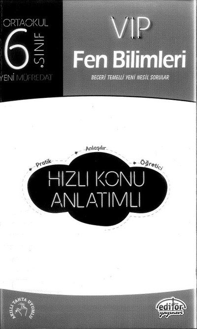 VIP FEN BİLİMLERİ HIZLI KONU ANLATIMLI YKS Fotokopi