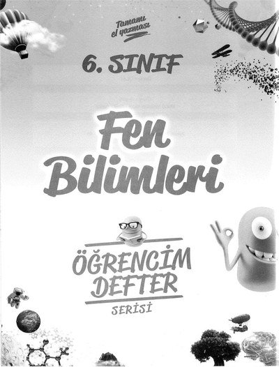 FEN BİLİMLERİ ÖĞRENCİM DEFTER YKS Fotokopi