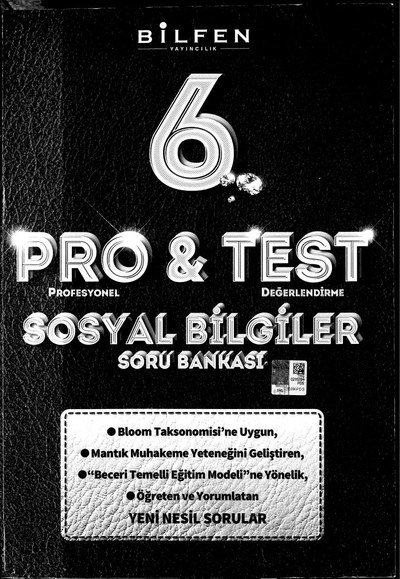 PRO & TEST SOSYAL BİLGİLER SORU BANKASI YKS Fotokopi