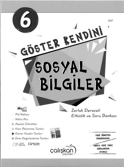 GÖSTER KENDİNİ SOSYAL BİLGİLER YKS Fotokopi