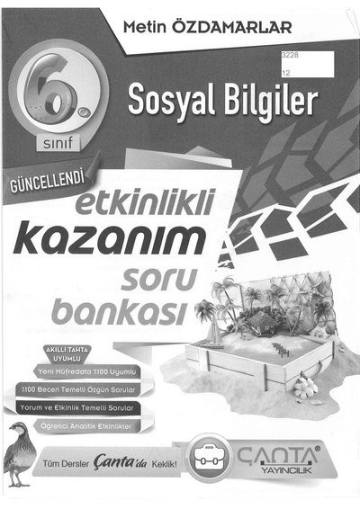 SOSYAL BİLGİLER ETKİNLİK KAZANIM SORU BANKASI YKS Fotokopi