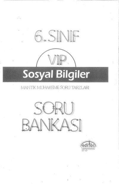 VIP SOSYAL BİLGİLER SORU BANKASI YKS Fotokopi