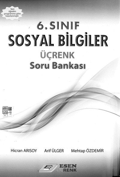 SOSYAL BİLGİLER ÜÇRENK SORU BANKASI YKS Fotokopi