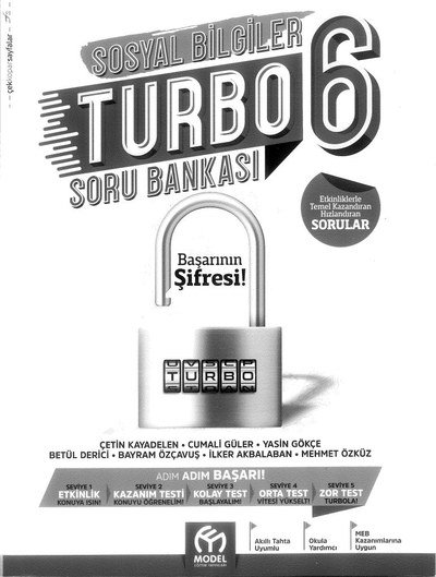 SOSYAL BİLGİLER SORU BANKASI YKS Fotokopi