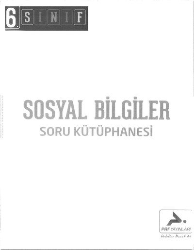 SOSYAL BİLGİLER SORU KÜTÜPHANESİ YKS Fotokopi