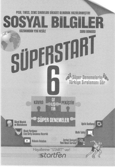 SOSYAL BİLGİLER SÜPERSTART YKS Fotokopi