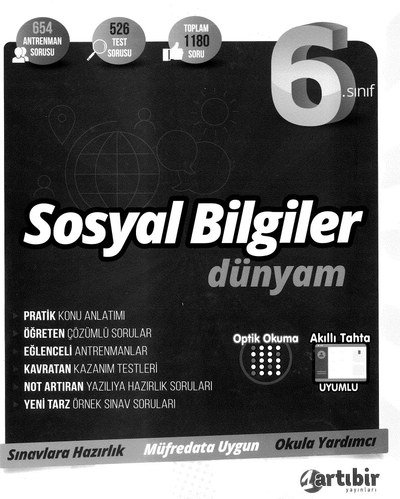 SOSYAL BİLGİLER DÜNYAM YKS Fotokopi
