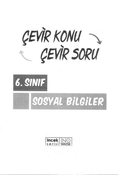 ÇEVİR KONU ÇEVİR SORU SOSYAL BİLGİLER YKS Fotokopi