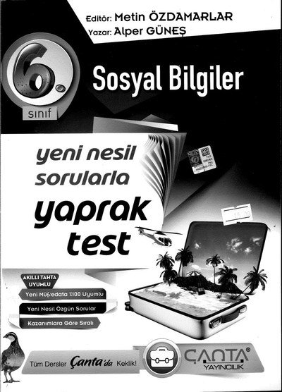 SOSYAL BİLGİLER YENİ NESİL SORULARLA YAPRAK TEST YKS Fotokopi