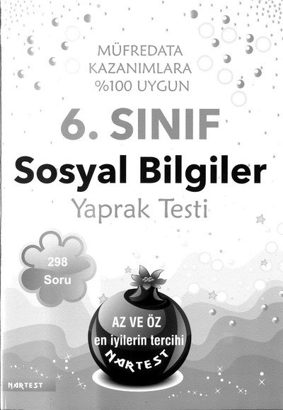 SOSYAL BİLGİLER YAPRAK TESTİ 298 SORU YKS Fotokopi