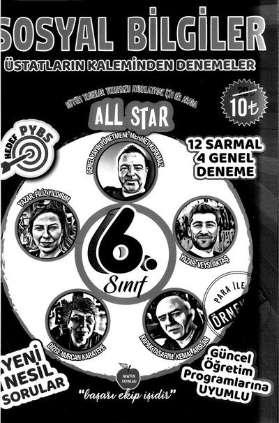 SOSYAL BİLGİLER ÜSTATLARIN KALEMİNDEN DENEMELER YKS Fotokopi