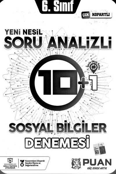 SORU ANALİZİ 10+1 SOSYAL BİLGİLER DENEMESİ YKS Fotokopi