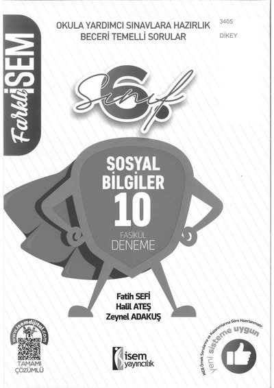 SOSYAL BİLGİLER 10 FASİKÜL DENEME YKS Fotokopi