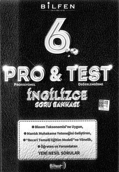 PRO & TEST İNGİLİZCE SORU BANKASI YKS Fotokopi