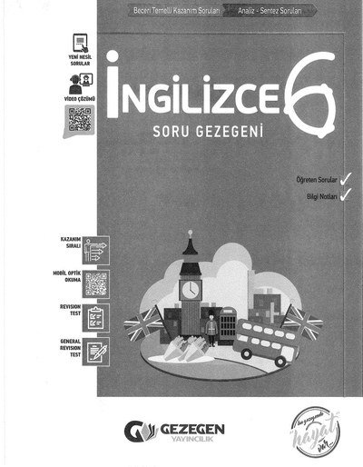 İNGİLİZCE SORU GEZEGENİ YKS Fotokopi
