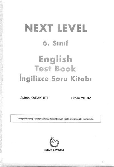 NEXT LEVEL ENGLISH TEST BOOK İNGİLİZCE SORU KİTABI YKS Fotokopi