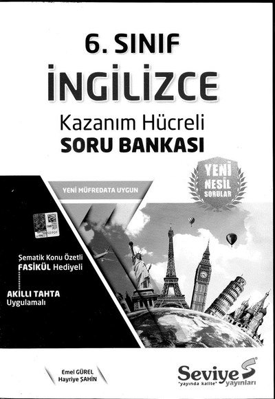 İNGİLİZCE KAZANIM HÜCRELİ SORU BANKASI YKS Fotokopi
