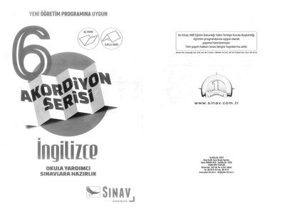 AKORDİYON SERİSİ İNGİLİZCE OKULA YARDIMCI YKS Fotokopi