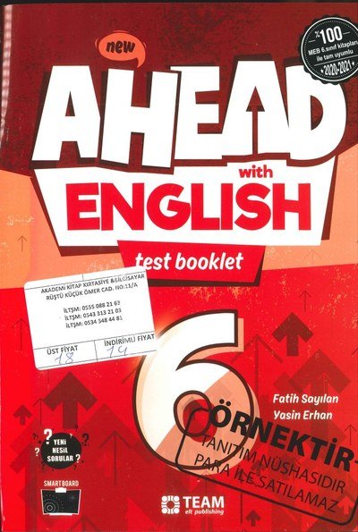 AHEAD WITH ENGLISH TEST BOOKLET YKS Fotokopi