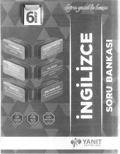 İNGİLİZCE SORU BANKASI YKS Fotokopi