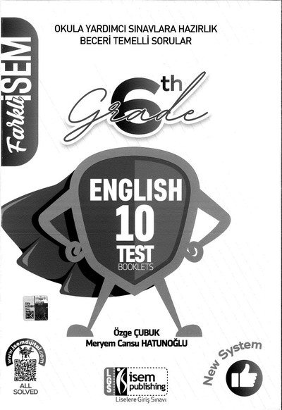 ENGLISH 10 TEST BOOKLETS YKS Fotokopi