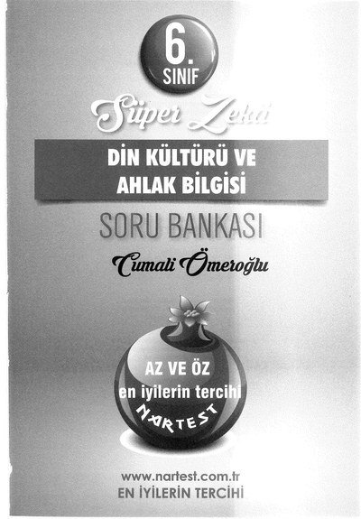 DİN KÜLTÜRÜ VE AHLAK BİLGİSİ SORU BANKASI YKS Fotokopi