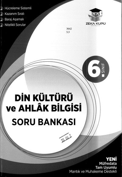 DİN KÜLTÜRÜ VE AHLAK BİLGİSİ SORU BANKASI YKS Fotokopi