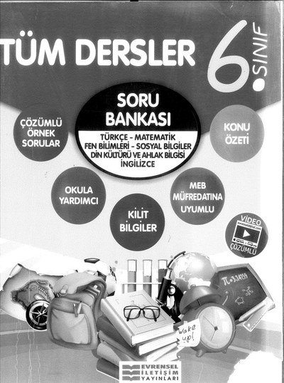 TÜM DERSLER SORU BANKASI YKS Fotokopi