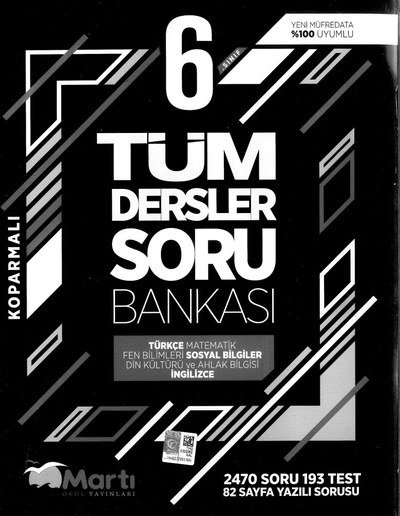 TÜM DERSLER SORU BANKASI YKS Fotokopi