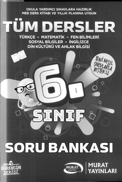 TÜM DERSLER SORU BANKASI YKS Fotokopi