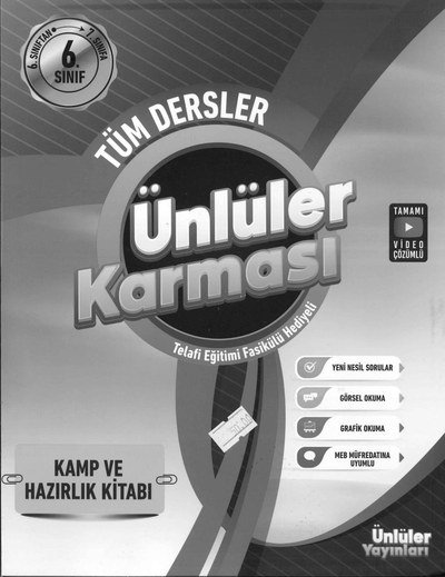 TÜM DERSLER ÜNLÜLER KARMASI YKS Fotokopi