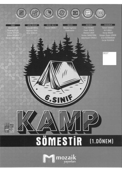 KAMP SÖMESTİR (1. DÖNEM) YKS Fotokopi