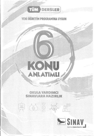 KONU ANLATIMLI TÜM DERSLER YKS Fotokopi