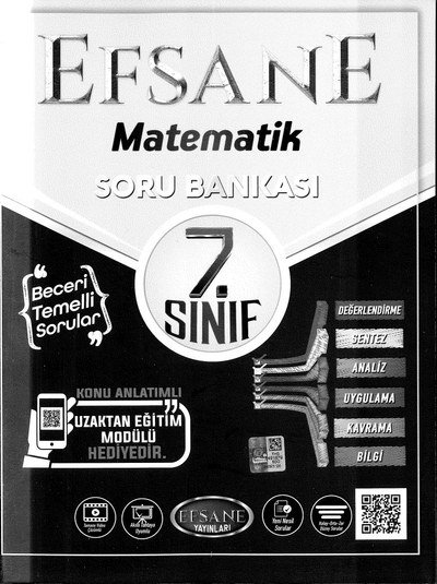 EFSANE MATEMATİK SORU BANKASI YKS Fotokopi