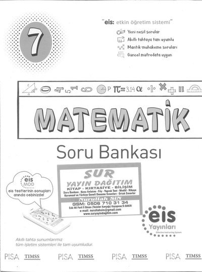 MATEMATİK SORU BANKASI YKS Fotokopi