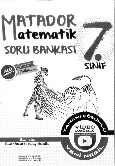 MATADOR MATEMATİK SORU BANKASI YKS Fotokopi