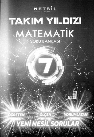 TAKIM YILDIZI MATEMATİK SORU BANKASI YKS Fotokopi