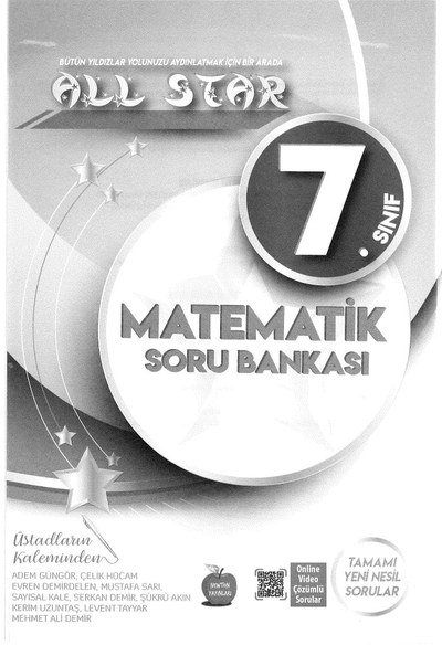 ALL STAR MATEMATİK SORU BANKASI YKS Fotokopi