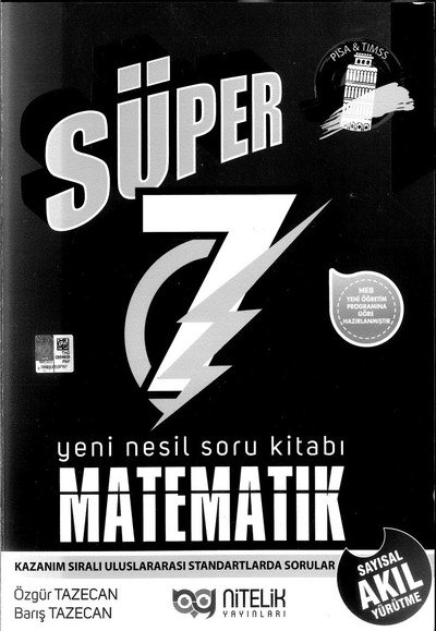 SÜPER MATEMATİK SAYISAL AKIL YÜRÜTME YKS Fotokopi