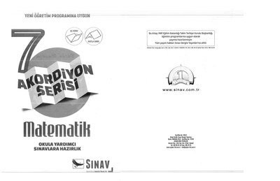 AKORDİYON SERİSİ MATEMATİK OKULA YARDIMCI YKS Fotokopi