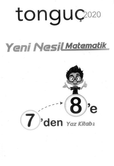 YENİ NESİL MATEMATİK 7'DEN 8'E YAZ KİTABI YKS Fotokopi