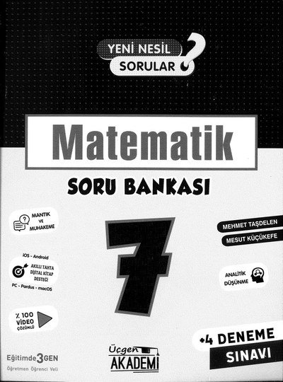 MATEMATİK SORU BANKASI YKS Fotokopi