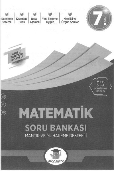 MATEMATİK SORU BANKASI MANTIK VE MUHAKEME DESTEKLİ YKS Fotokopi