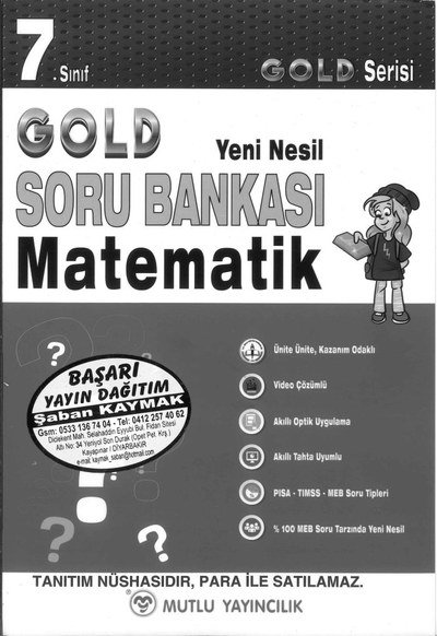 GOLD SORU BANKASI MATEMATİK YKS Fotokopi