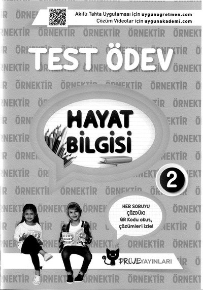TEST ÖDEV HAYAT BİLGİSİ YKS Fotokopi