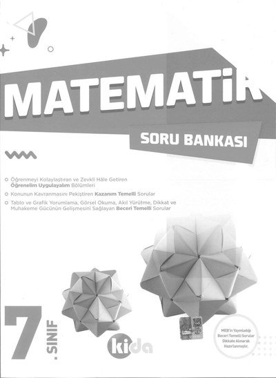 MATEMATİK SORU BANKASI YKS Fotokopi